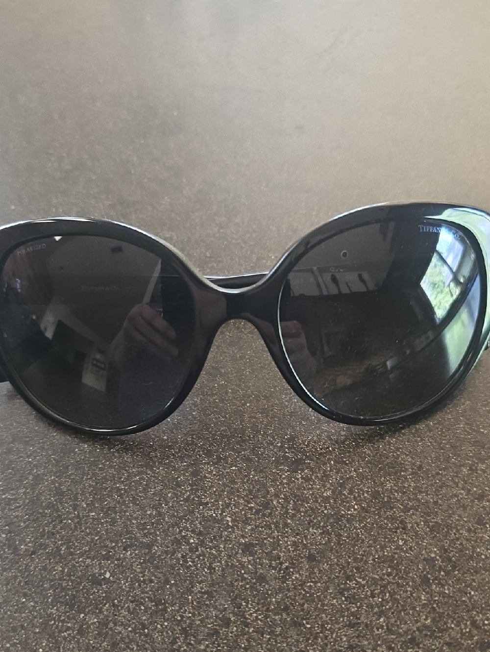 Tiffany & Co. Black Oversized Rounded Women’s Sunglasses